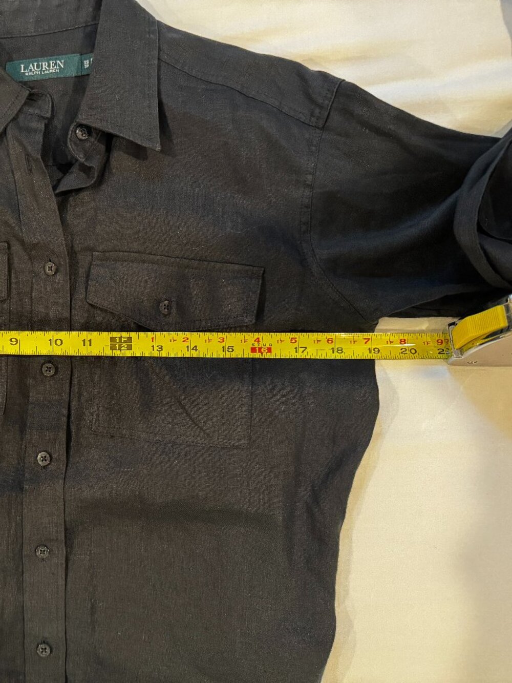 NWOT Ralph Lauren 100% Linen Shirt XS - Picture 11 of 11